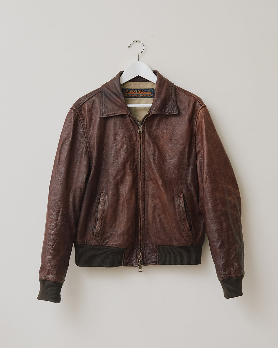 Jacob Cohen Co Leather Jacket Handmade