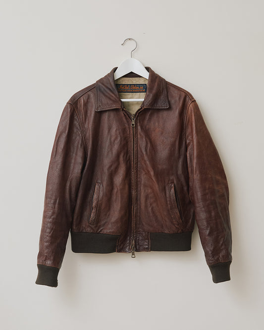 Jacob Cohen Co Leather Jacket Handmade